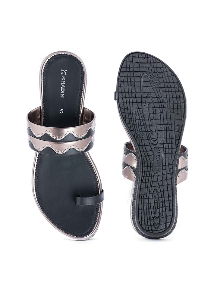Khadim Flat Slip On Sandal for Women