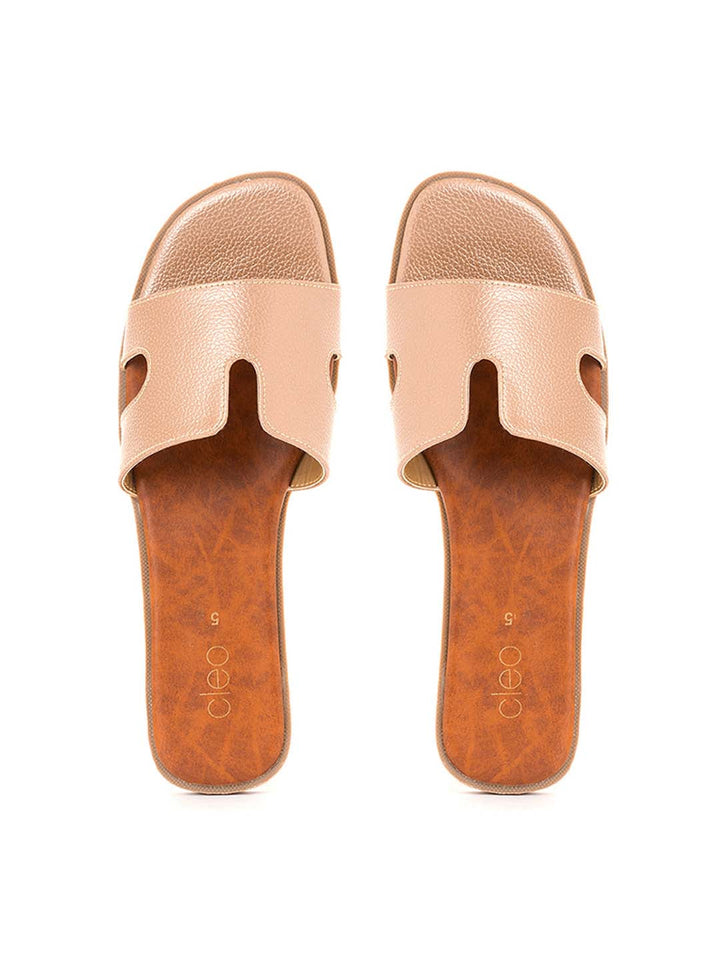 Khadim Cleo Flat Mule Slide Sandal for Women
