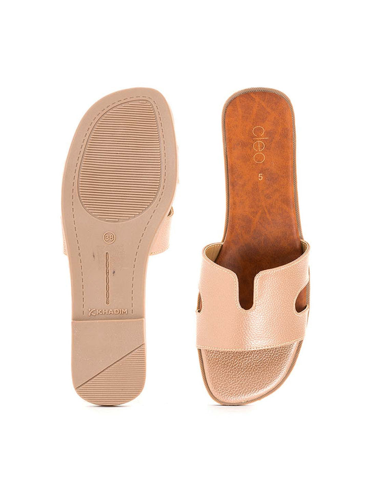 Khadim Cleo Flat Mule Slide Sandal for Women