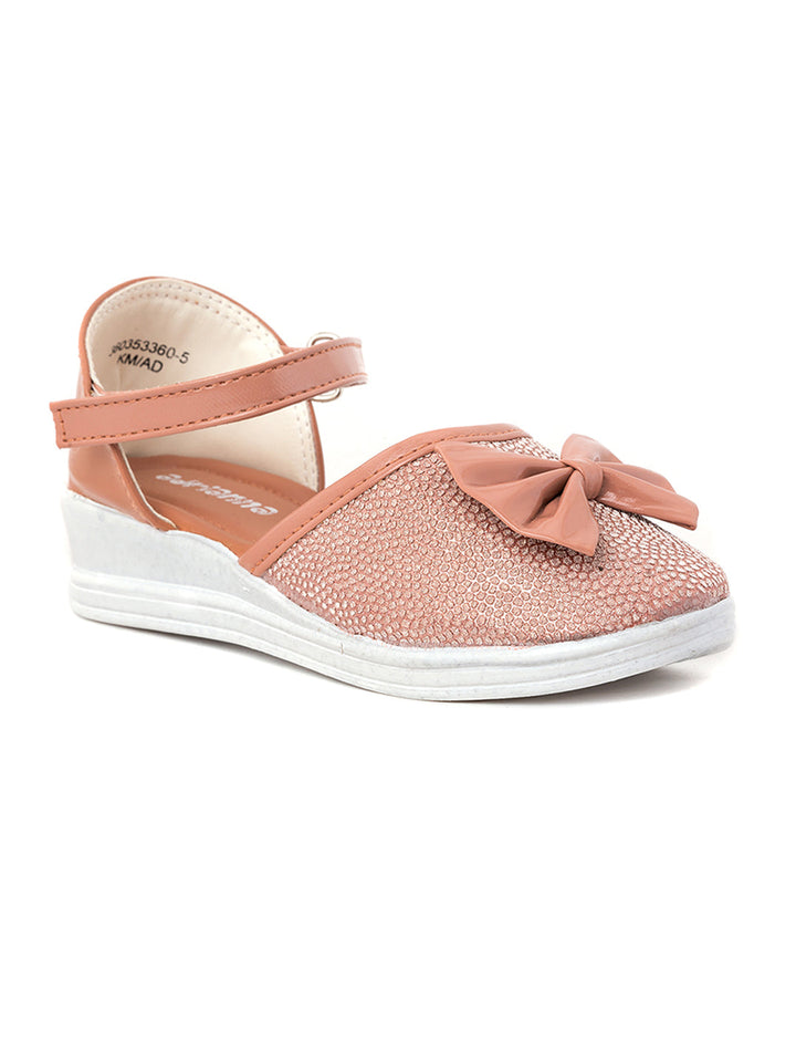 Khadim Adrianna Wedge Heel D'orsay Sandal for Girls - 4.5-12 yrs