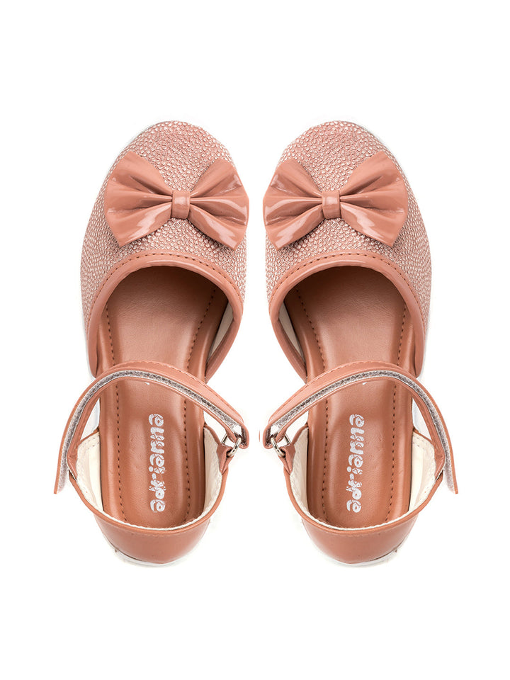 Khadim Adrianna Wedge Heel D'orsay Sandal for Girls - 4.5-12 yrs