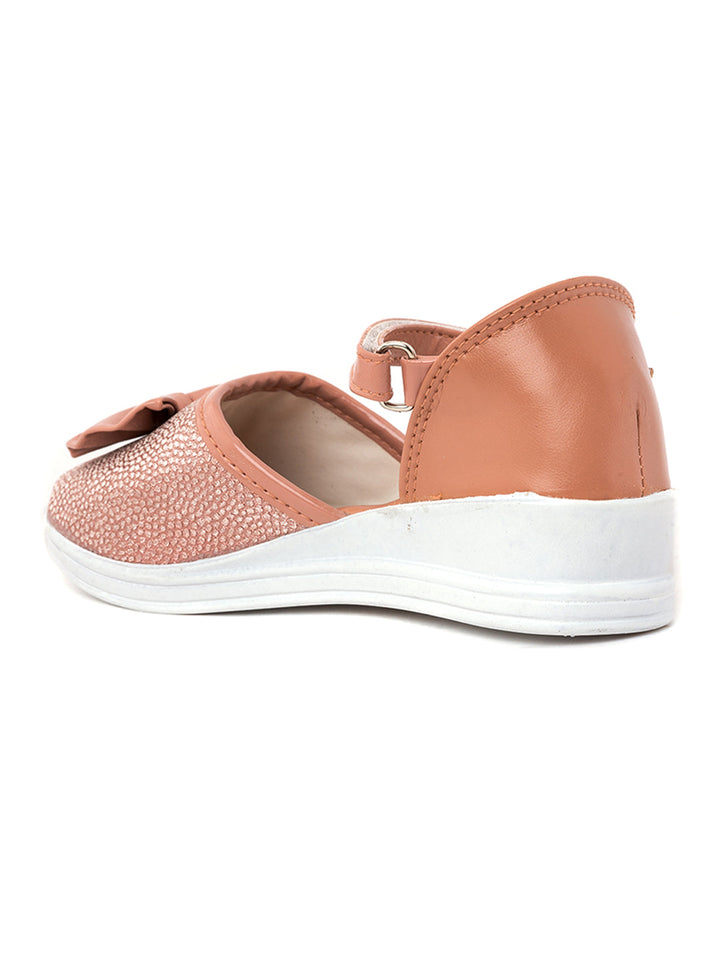 Khadim Adrianna Wedge Heel D'orsay Sandal for Girls - 4.5-12 yrs
