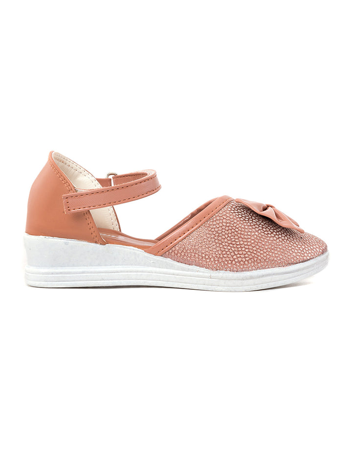 Khadim Adrianna Wedge Heel D'orsay Sandal for Girls - 4.5-12 yrs