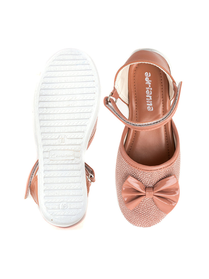 Khadim Adrianna Wedge Heel D'orsay Sandal for Girls - 4.5-12 yrs