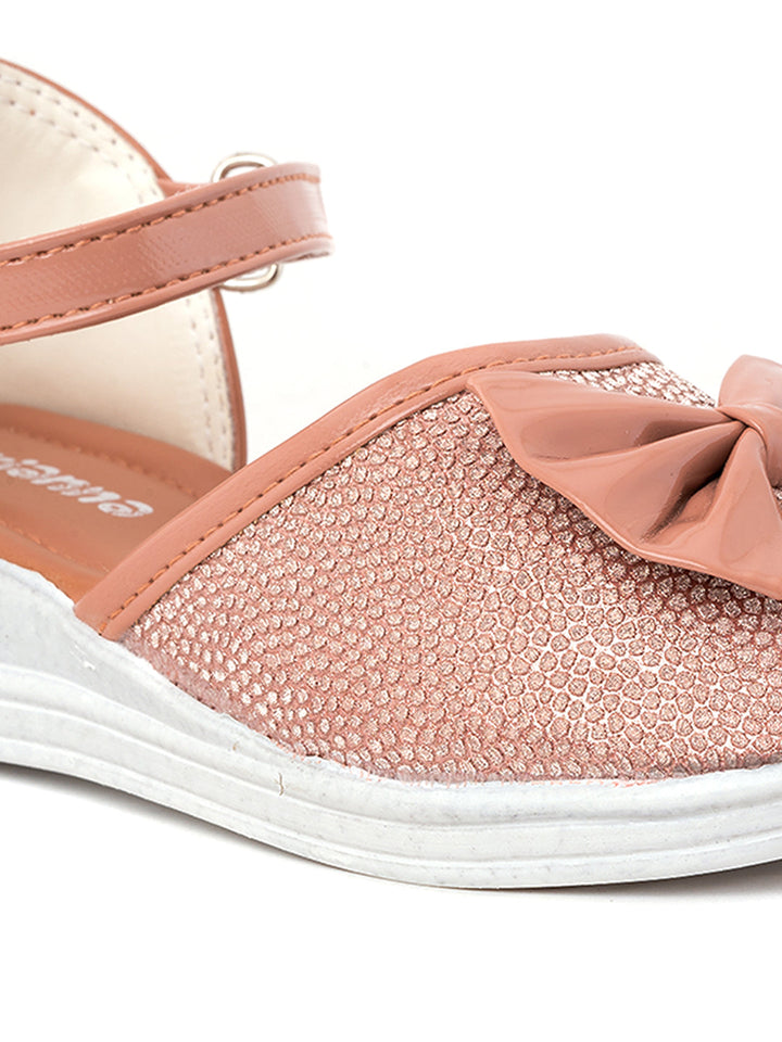 Khadim Adrianna Wedge Heel D'orsay Sandal for Girls - 4.5-12 yrs
