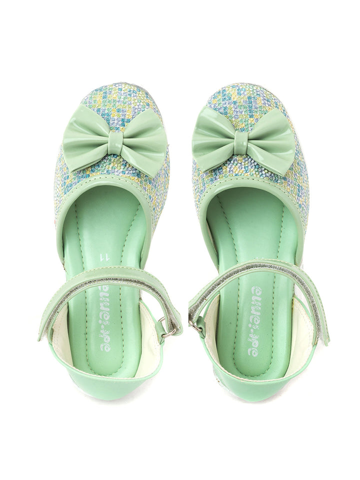 Khadim Adrianna Wedge Heel D'orsay Sandal for Girls - 4.5-12 yrs