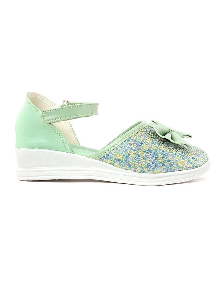 Khadim Adrianna Wedge Heel D'orsay Sandal for Girls - 4.5-12 yrs