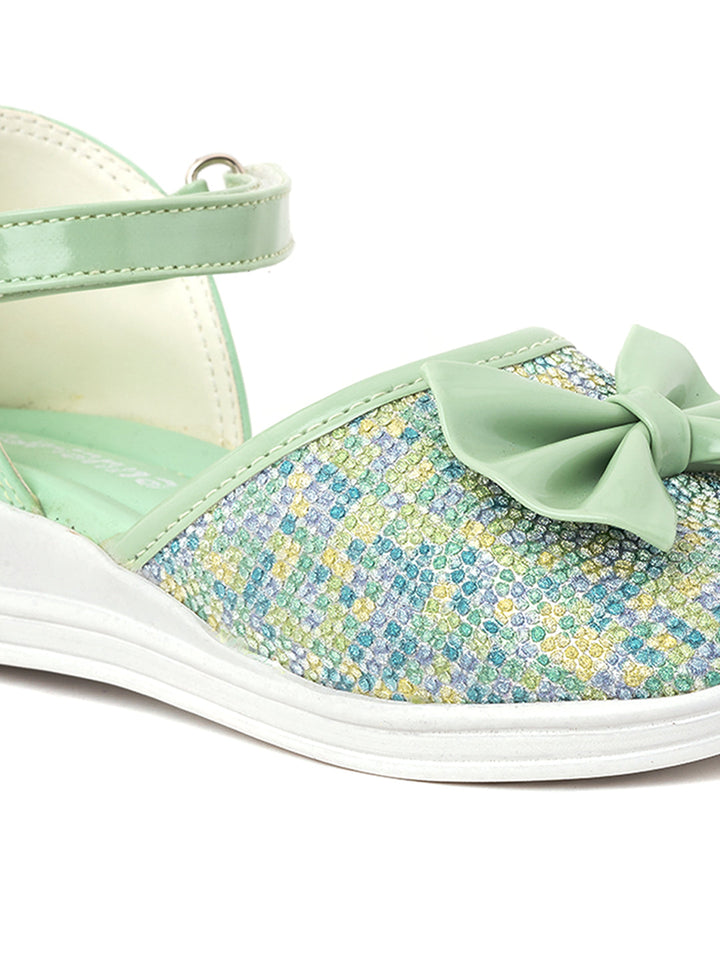 Khadim Adrianna Wedge Heel D'orsay Sandal for Girls - 4.5-12 yrs