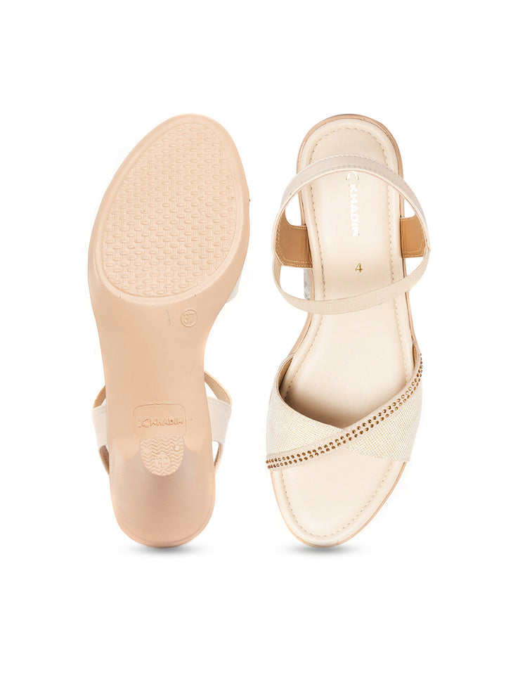 Khadim Cone Heel Slingback Sandal for Women