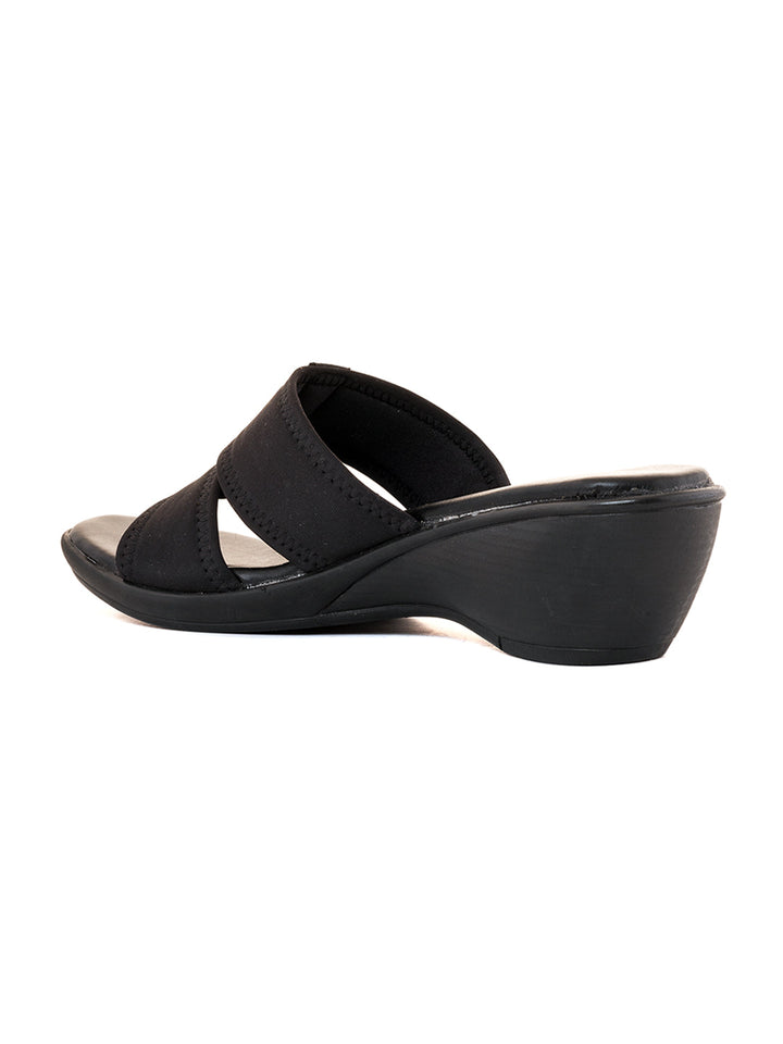Khadim Sharon Wedge Heel Mule Slip On Sandal for Women