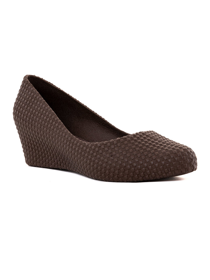 Khadim Waves Washable Wedge Heel Pump Shoe for Women