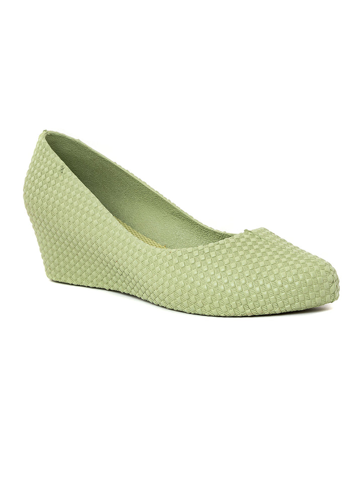 Khadim Waves Washable Wedge Heel Pump Shoe for Women