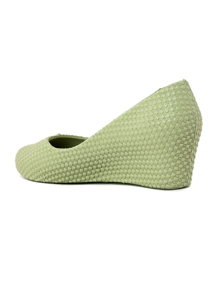 Khadim Waves Washable Wedge Heel Pump Shoe for Women