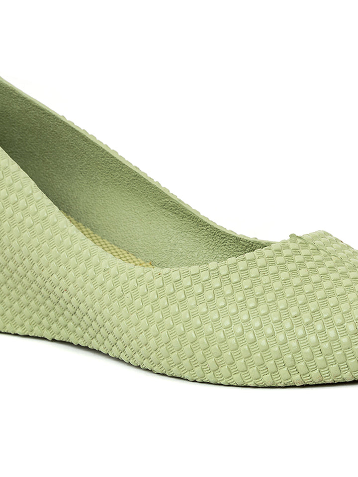 Khadim Waves Washable Wedge Heel Pump Shoe for Women