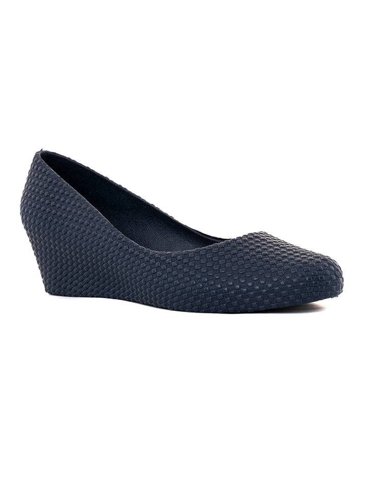 Khadim Waves Washable Wedge Heel Pump Shoe for Women