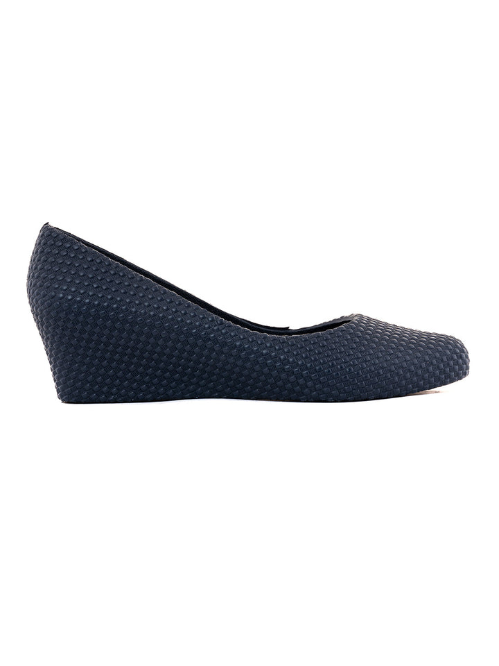 Khadim Waves Washable Wedge Heel Pump Shoe for Women