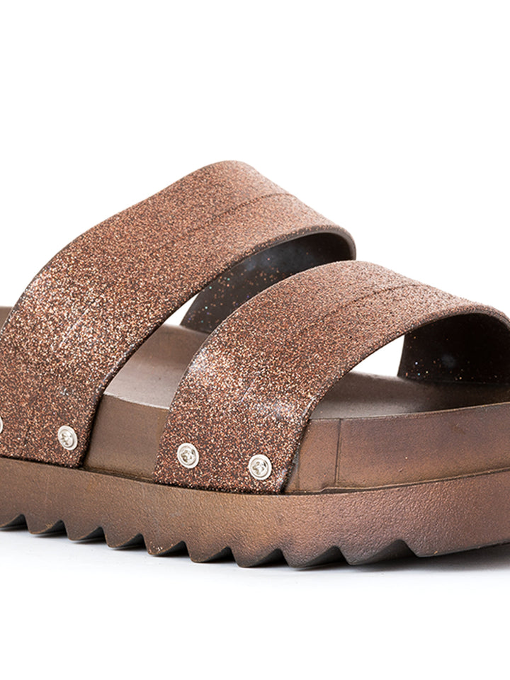 Khadim Waves Platform Heel Washable Mule Slide Slippers for Women