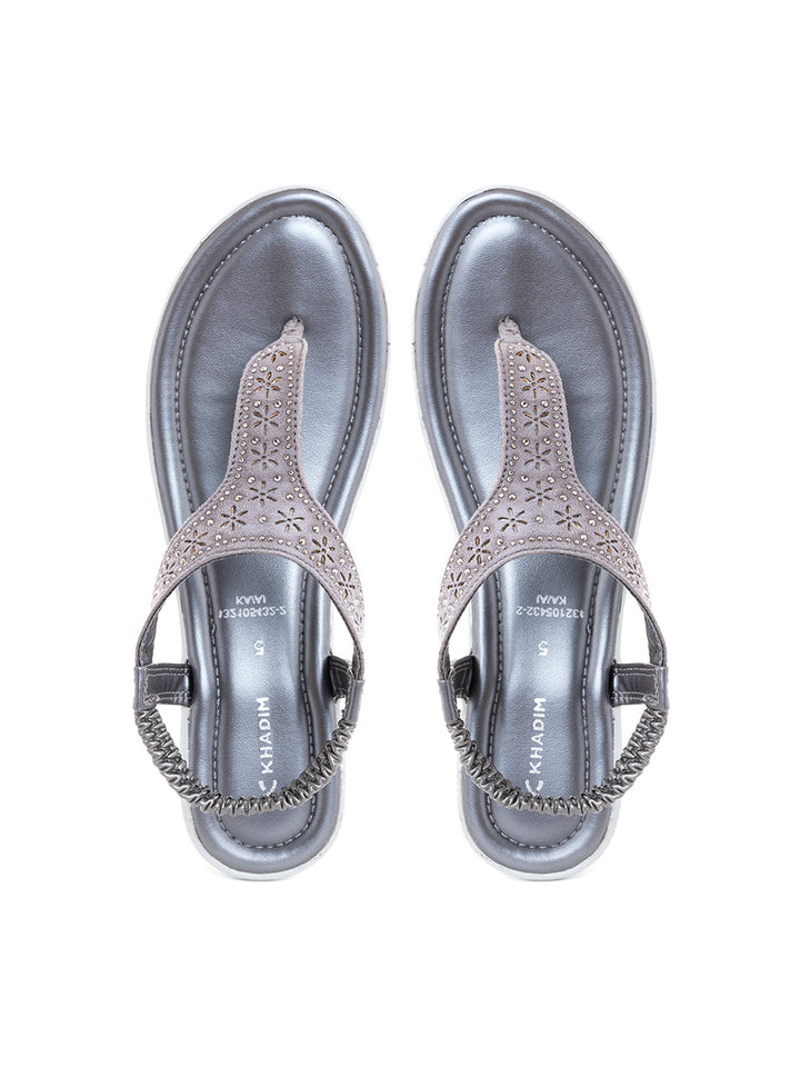 Khadim Wedge Heel Slingback Sandal for Women