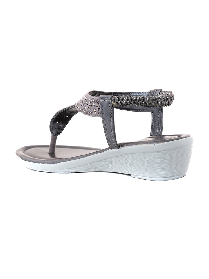 Khadim Wedge Heel Slingback Sandal for Women