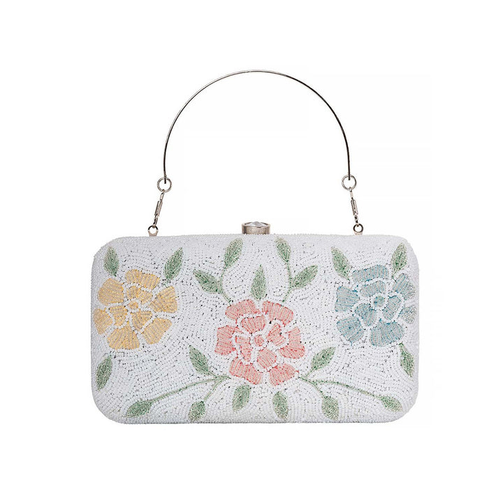 Khadim Minaudiere with Detachable Short Top Handle & Long Chain for Women