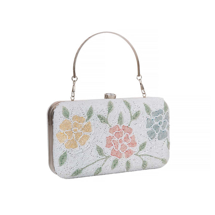 Khadim Minaudiere with Detachable Short Top Handle & Long Chain for Women