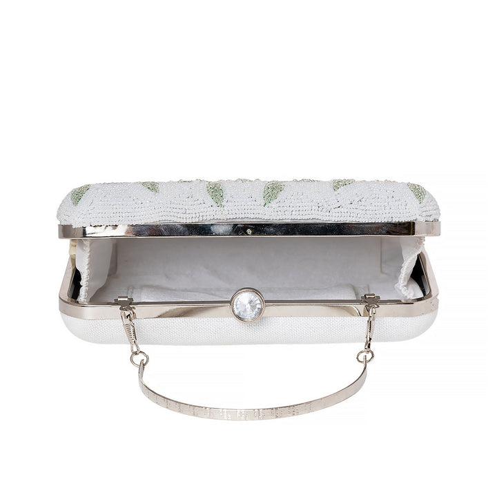 Khadim Minaudiere with Detachable Short Top Handle & Long Chain for Women