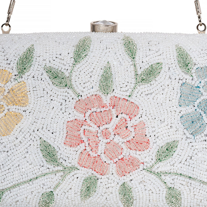 Khadim Minaudiere with Detachable Short Top Handle & Long Chain for Women