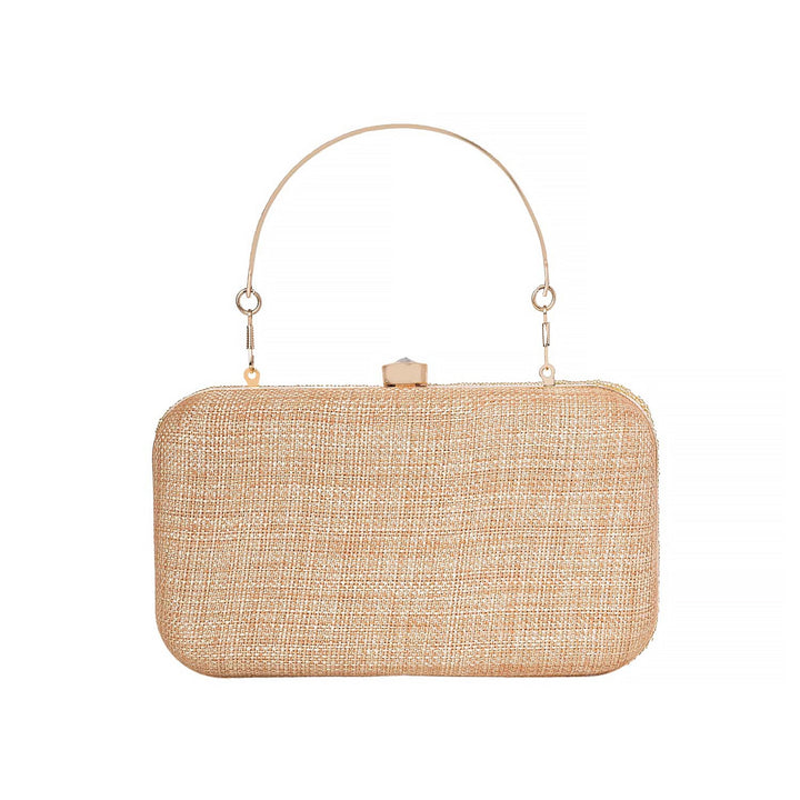 Khadim Minaudiere with Detachable Short Top Handle & Long Chain for Women