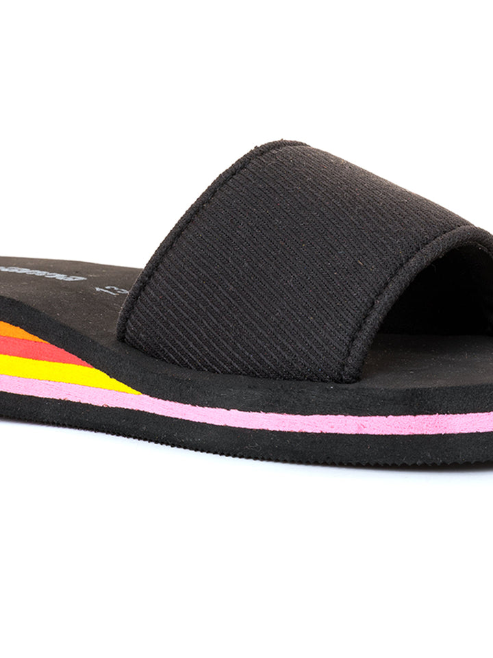 Khadim Adrianna Platform Heel Mule Slide Slippers for Girls - 4.5-12 yrs