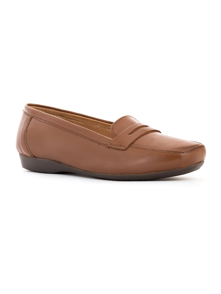 Khadim Sharon Leather Penny Loafers Casual Shoe for Women