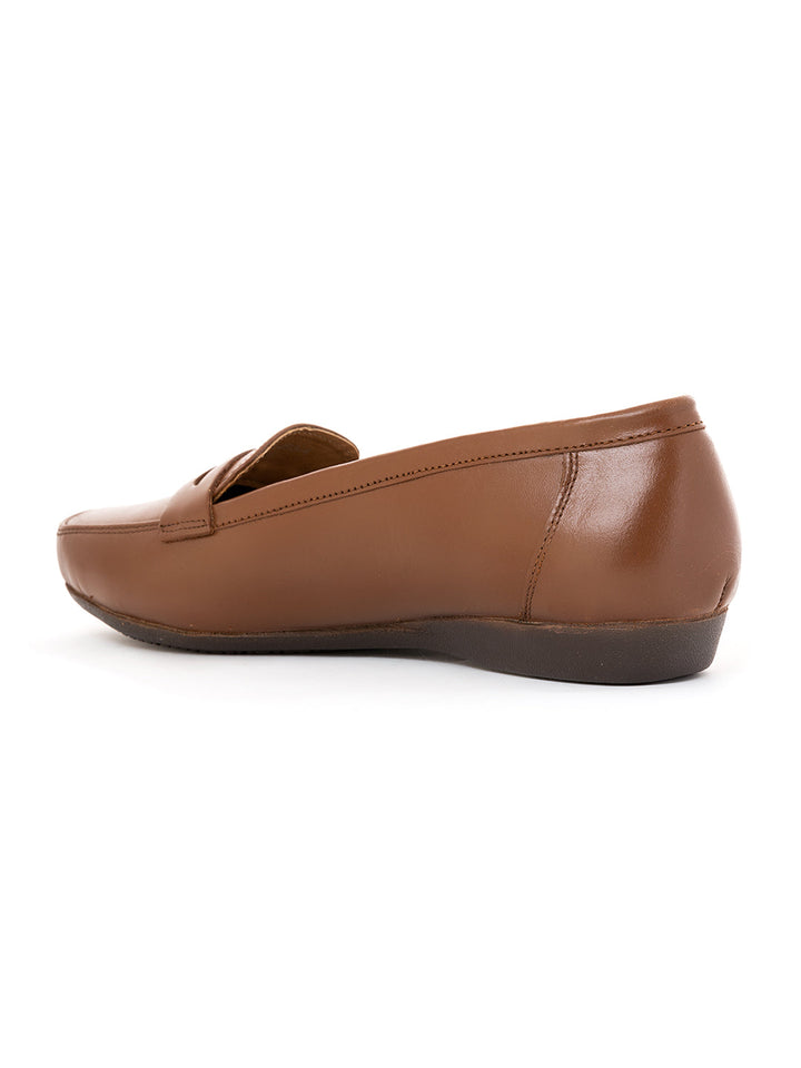 Khadim Sharon Leather Penny Loafers Casual Shoe for Women
