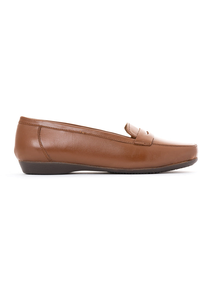 Khadim Sharon Leather Penny Loafers Casual Shoe for Women