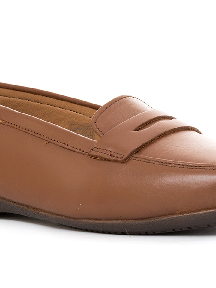 Khadim Sharon Leather Penny Loafers Casual Shoe for Women