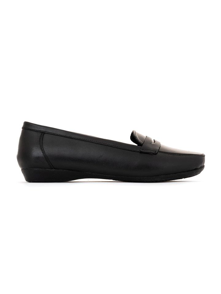 Khadim Sharon Leather Penny Loafers Casual Shoe for Women