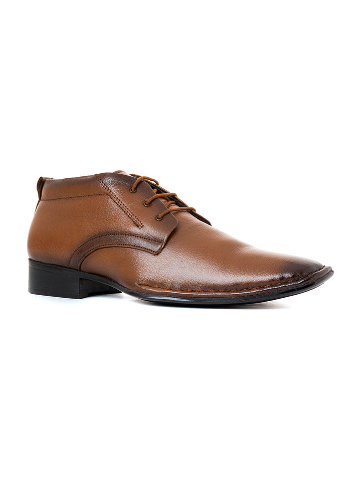 Khadim Lazard Leather Derby Boots for Men