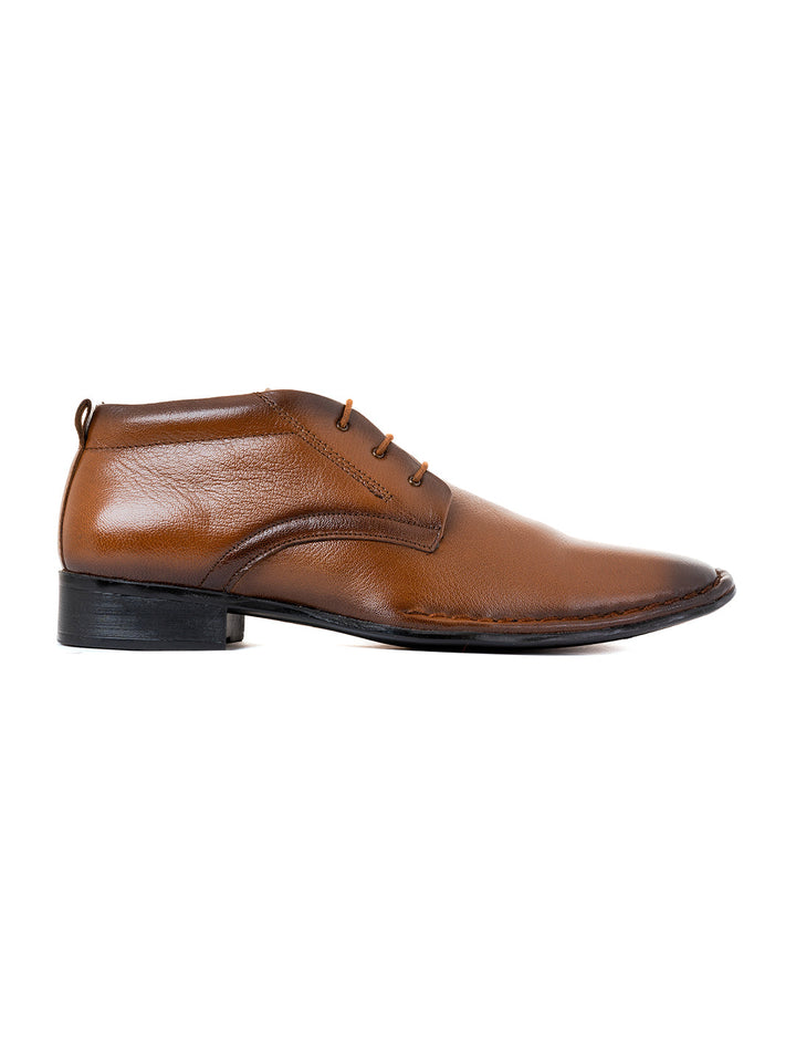 Khadim Lazard Leather Derby Boots for Men