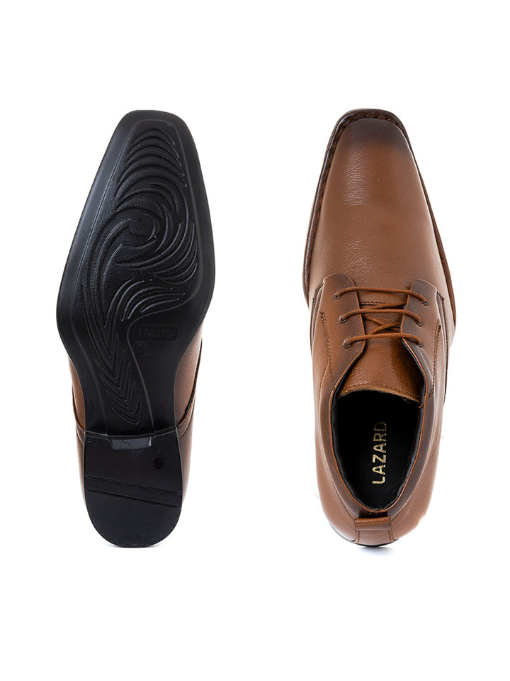 Khadim Lazard Leather Derby Boots for Men