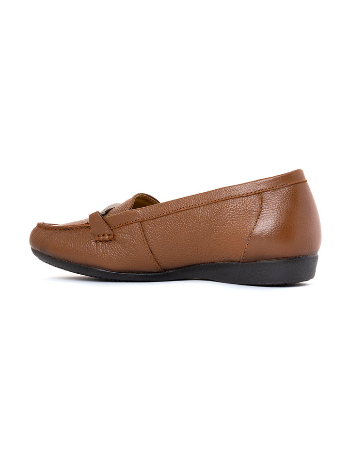 Khadim Sharon Leather Horsebit Loafers Casual Shoe for Women