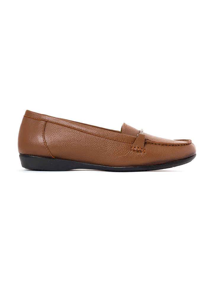 Khadim Sharon Leather Horsebit Loafers Casual Shoe for Women