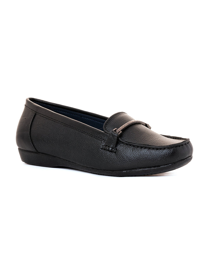 Khadim Sharon Leather Horsebit Loafers Casual Shoe for Women