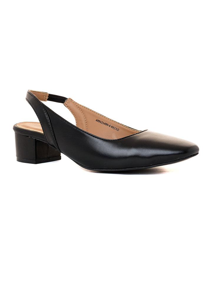 Khadim Sharon Block Heel Slingback Pump Sandal for Women