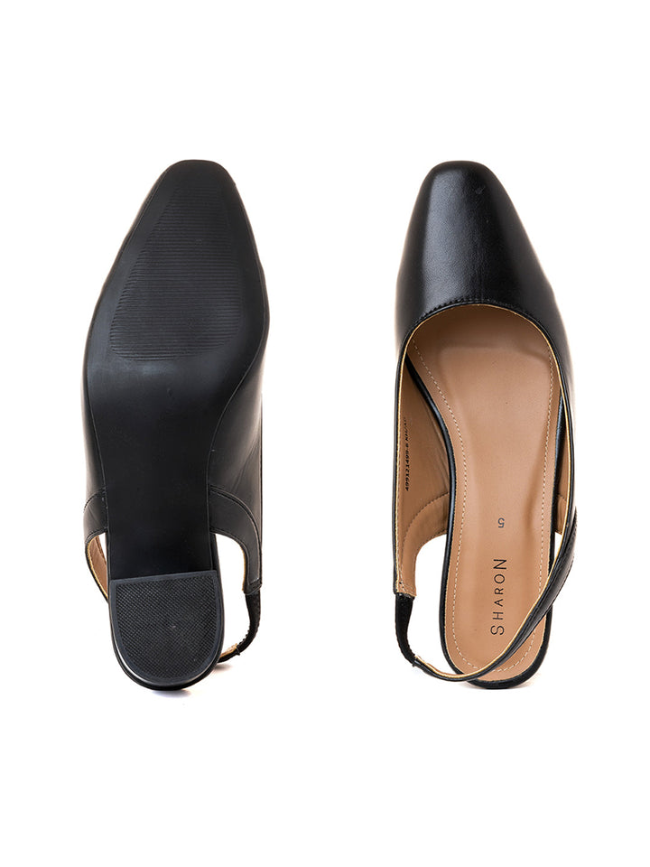 Khadim Sharon Block Heel Slingback Pump Sandal for Women