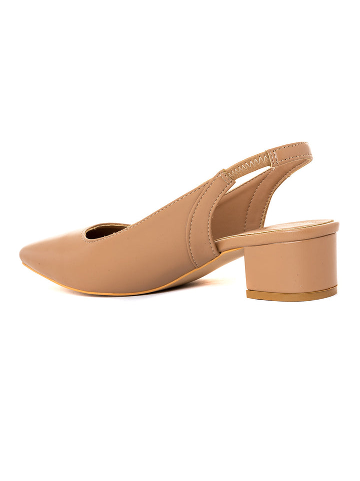Khadim Sharon Block Heel Slingback Pump Sandal for Women