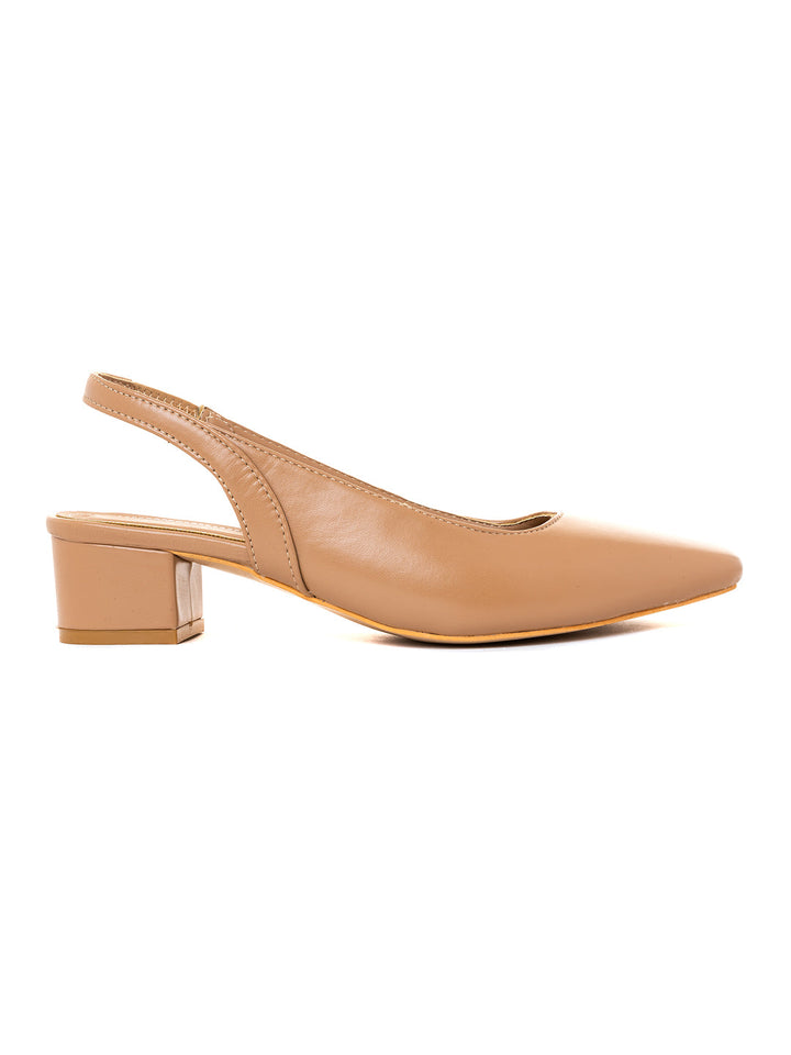 Khadim Sharon Block Heel Slingback Pump Sandal for Women