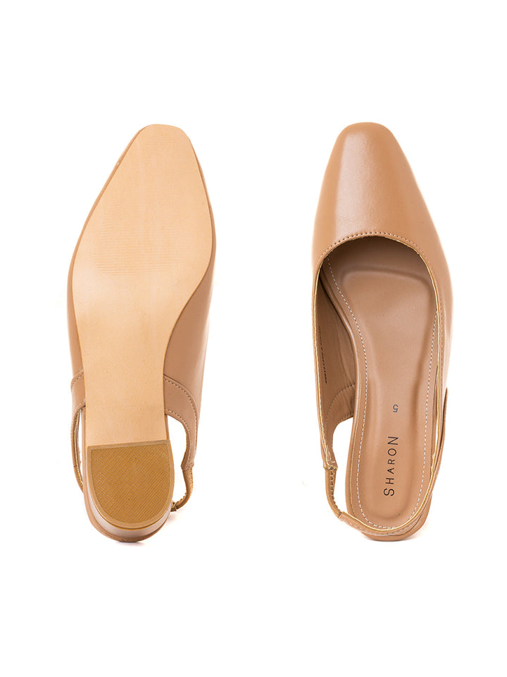 Khadim Sharon Block Heel Slingback Pump Sandal for Women