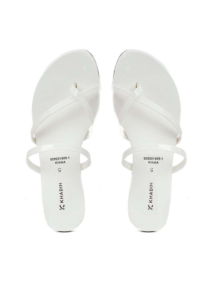 Khadim Flat Slip On Strappy Sandal for Women