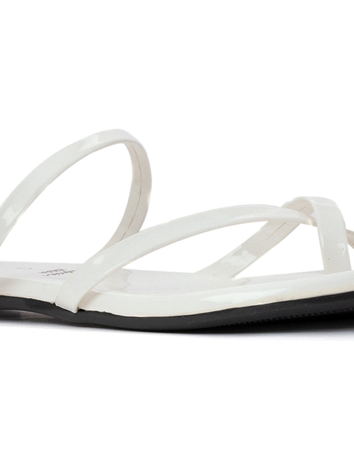 Khadim Flat Slip On Strappy Sandal for Women