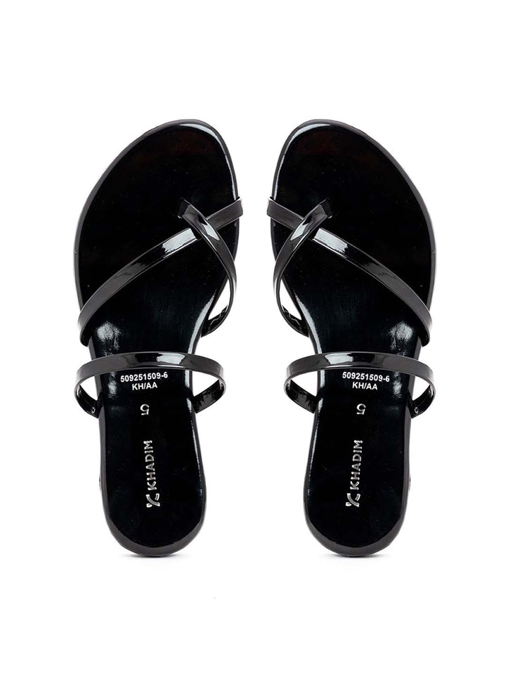 Khadim Flat Slip On Strappy Sandal for Women