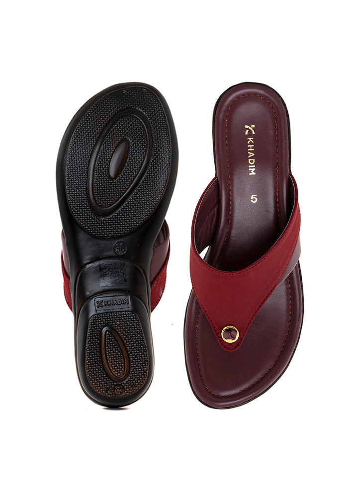 Khadim Flat Slip On Sandal for Women