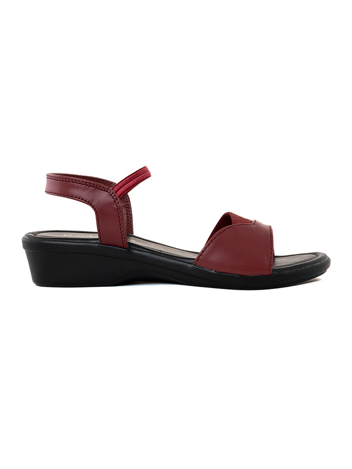 Khadim Wedge Heel Slingback Sandal for Women
